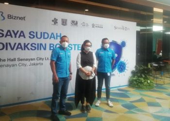 Gandeng Senayan City, Biznet Gelar Sentra Vaksinasi Booster