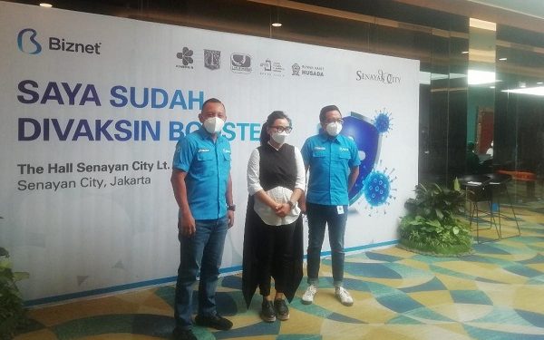 Gandeng Senayan City, Biznet Gelar Sentra Vaksinasi Booster