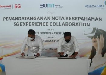 Telkomsel & Angkasa Pura II Perluas Akses Layanan 5G di Bandara Soekarno-Hatta