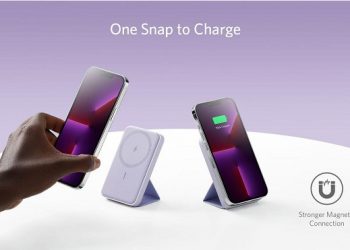 ANKER PowerCore Magnetic 5K “MagGo”, Powerbank Sekaligus Phone Holder