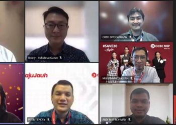 Tim Indodana dan Tim Bank OCBC NISP dalam Kerja Sama Channeling