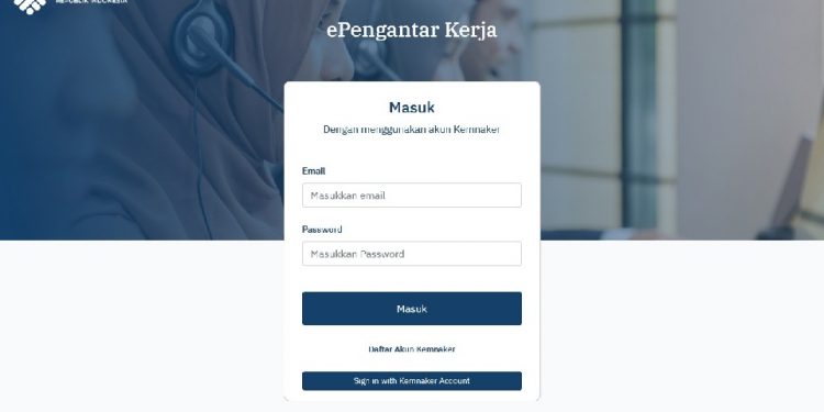 Aplikasi e-PengantarKerja Kemnaker Diluncurkan Kembali