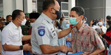 Kurang Dari 24 Jam, Jasa Raharja Serahkan Santunan Korban Kecelakaan Bus Mojokerto