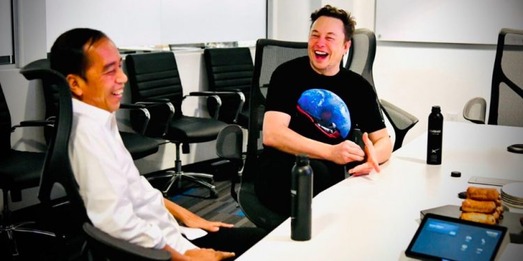 Presiden Joko Widodo Bertemu Elon Musk di Markas Space X