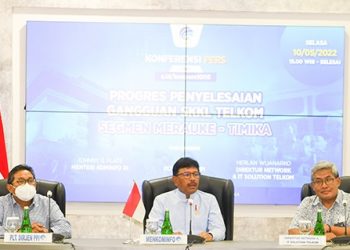 Ini Upaya Kominfo-Telkom Mitigasi Gangguan SKKL Merauke-Timika