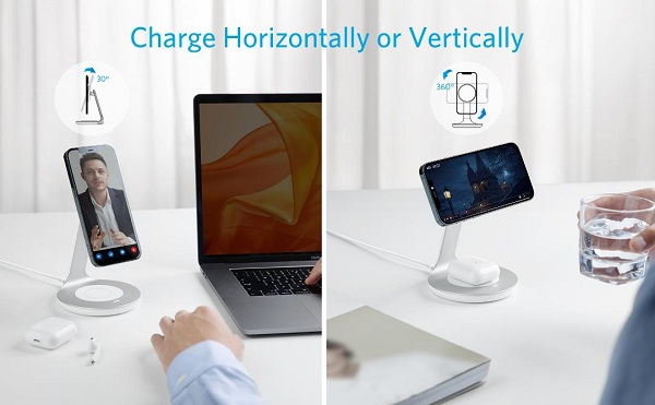 ANKER PowerWave, Charging Stand Magnetic dengan Fungsi Ganda