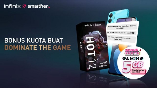 Infinix dan Smartfren Hadirkan Paket Bundling Khusus untuk Infinix Hot 12
