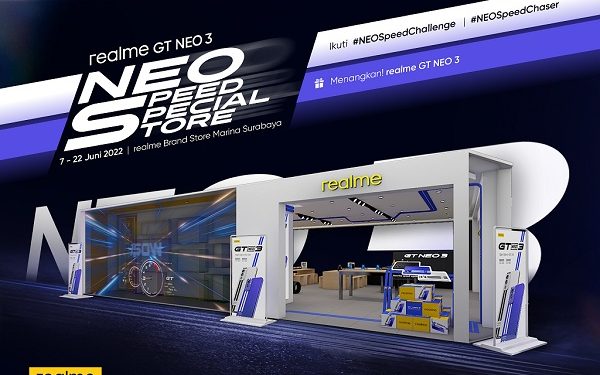 Sambut First Sale GT NEO 3, realme Hadirkan NEO Speed Special Store di Surabaya