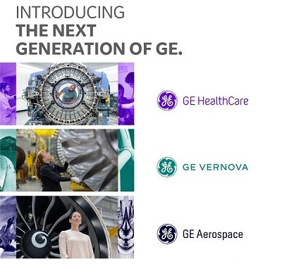 GE Ungkap Tiga Brand Masa Depan Perusahaan