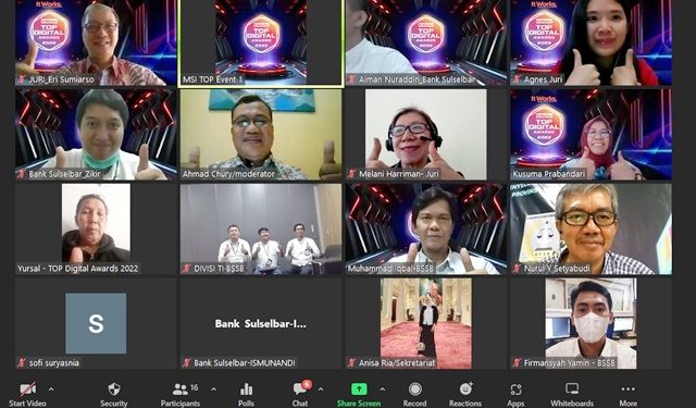 TOP Digital Awards 2022: Bank Sulselbar Kembali Lolos Penjurian TOP Digital Awards