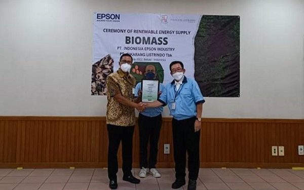 Pabrik Printer Epson di Indonesia Gunakan Listrik Terbarukan Berbasis Biomassa