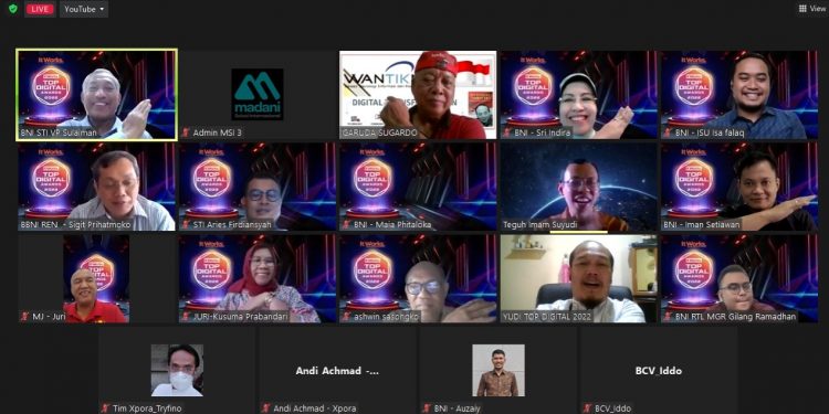 Dewan Juri TOP Digital Awards 2022 Beri Apresiasi Inovasi Digital BNI karena Meningkatkan Layanan ke Nasabah dan Kinerja Bisnis