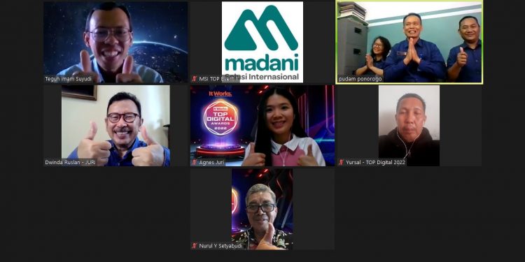 Perumdam Tirta Katong Ponorogo Mengikuti TOP Digital Awards 2022