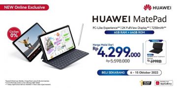 Huawei Hadirkan Tablet MatePad Versi RAM 6GB