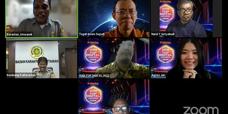 TOP Digital Awards 2022: Didukung Inovasi Digital, Kinerja Badan Karantina Pertanian Makin Meningkat