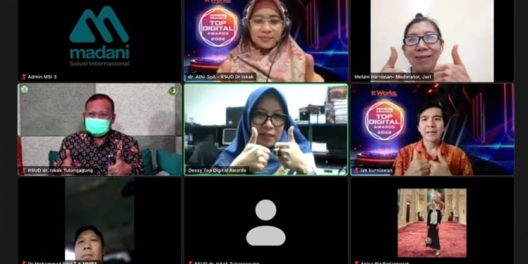 Mudahkan Pasien Dapatkan Layanan Kesehatan, Transformasi Digital RSUD dr. Iskak Tulungagung Tuai Pujian Dewan Juri TOP Digital Awards 2022