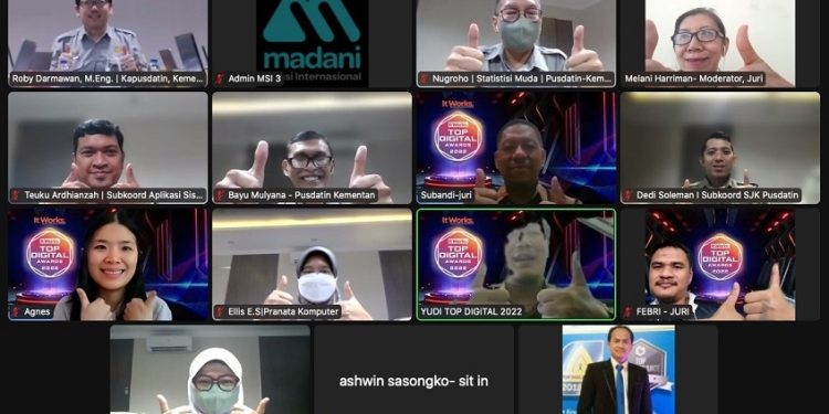 TOP Digital Awards 2022: Pusdatin Kementan Terapkan Digitalisasi untuk Hasilkan Data Pertanian yang Terpercaya