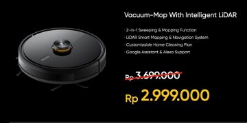 realme Hadirkan TechLife Robot Vacuum dan TechLife Hair Dryer
