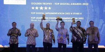 Jasa Raharja Raih Golden Trophy TOP Digital Awards 2022