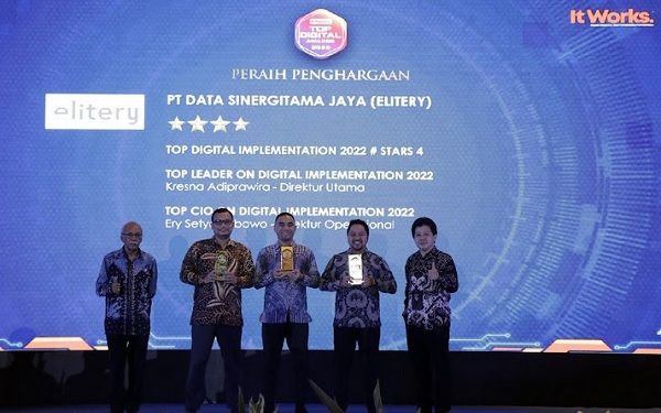 Elitery Raih Penghargaan TOP Digital Awards 2022