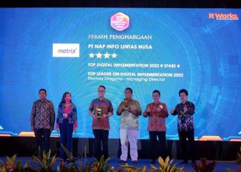 Matrix NAP Info Raih Dua Penghargaan TOP Digital Awards 2022