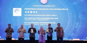 Perkuat SPBE, PDSI Kominfo Raih Penghargaan Bintang 5 TOP Digital Awards 2022