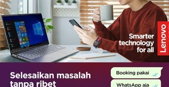 Kini Bikin Jadwal Service Laptop Lenovo Bisa Lewat WhatsApp