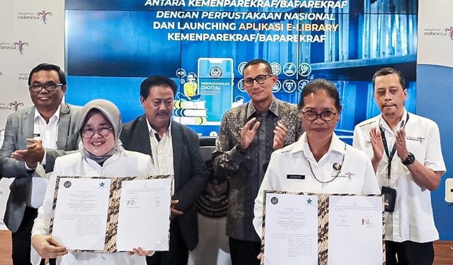 Kemenparekraf Jalin Perpustakaan Nasional Luncurkan e-Library