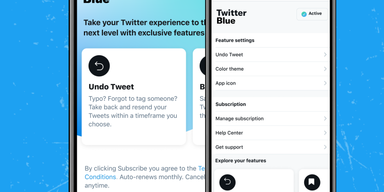 Twitter Blue Hadir di Indonesia, Bisa Mencuit Hingga 4.000 Karakter