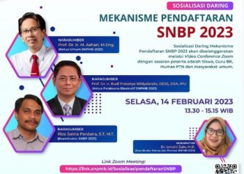 Hari Ini Ikuti Webinar Sosialisasi Pendaftaran SNBP 2023 oleh Panitia SNPMB