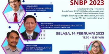 Hari Ini Ikuti Webinar Sosialisasi Pendaftaran SNBP 2023 oleh Panitia SNPMB