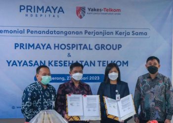 Yakes Telkom Kerja Sama dengan Rumah Sakit Primaya Group untuk Perluas Layanan