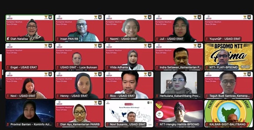 Sukseskan Ideathon, KemenPANRB Jalin USAID-ERAT