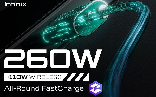 Gebrakan Infinix, Hadirkan Teknologi Pengisian Tercepat All-Round FastCharge 260W