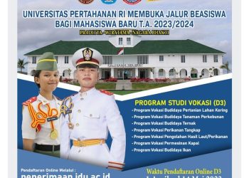Cara Mendaftar Beasiswa Universitas Pertahanan 2023, Bisa Lihat di Web https://penerimaan.idu.ac.id