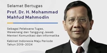 Menkopolhukam Mahfud MD Jadi Plt. Menkominfo