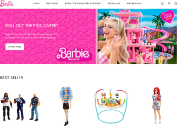 Halaman penipuan yang menjual boneka Barbie
