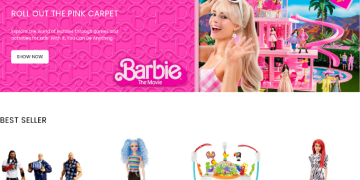 Halaman penipuan yang menjual boneka Barbie