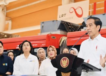 Presiden Joko Widodo Resmikan LRT Terintegrasi Jabodebek
