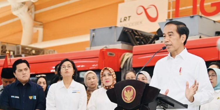 Presiden Joko Widodo Resmikan LRT Terintegrasi Jabodebek