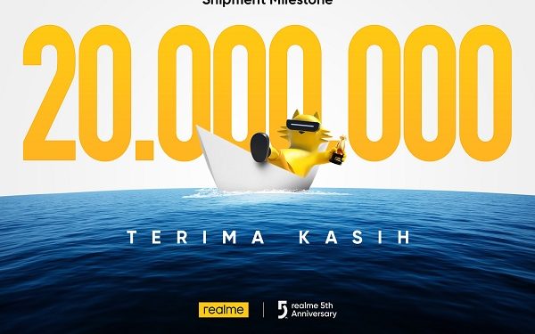 Mantap, Pengiriman Smartphone realme Capai 20 Juta di Indonesia