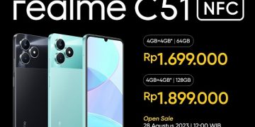 Bersama Buds Air 5 & Buds T300, realme C51 Resmi Rilis Mulai Rp1,6 Jutaan