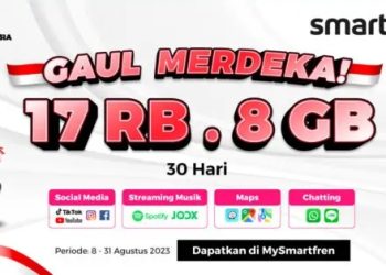 Smartfren Hadirkan Paket Gaul Merdeka, Cuma Rp17 Ribu dapat Kuota 8GB