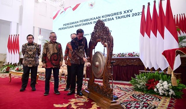 Presiden Joko Widodo Ajak Insan Pers Pegang Teguh KEJ