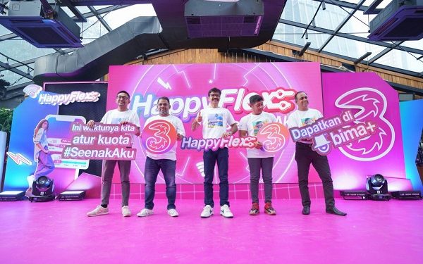 Tri Hadirkan HappyFlex, Mudahkan Gen Z Atur Sendiri Kuota dan Masa Aktif