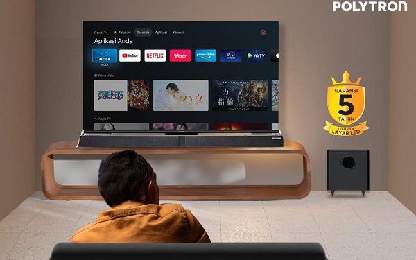 Jadikan Kepuasan Pelanggan No. 1, Polytron Berikan Layanan Garansi LED TV 5 Tahun