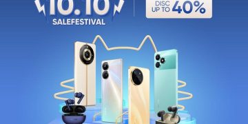 Gelar 10.10 SALEFESTIVAL, realme Beri Potongan Harga Hingga Rp1,5 Juta