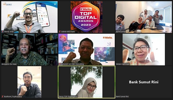 TOP Digital Awards 2023: Transformasi Digital Sukses, Bank Sumut Jadi yang Pertama Terbitkan Kartu Kredit Pemerintah Daerah