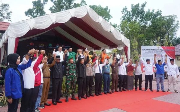 Deklarasi Kampanye Pemilu Damai, Bupati Kutim Harap Pemilu 2024 Berjalan Lancar