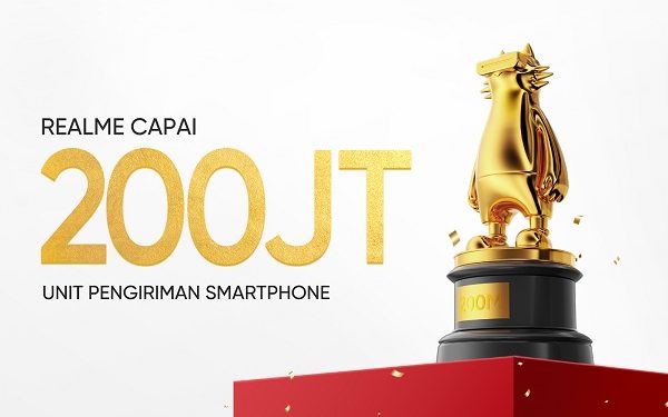 realme Torehkan Pengiriman 200 Juta Unit Smartphone Global